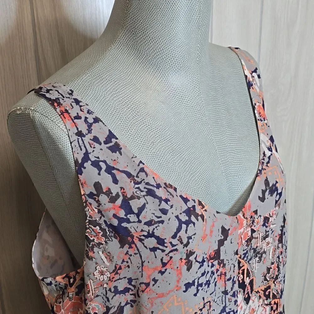 CAbi | Abstract Flowy Dress - Picture 7 of 9